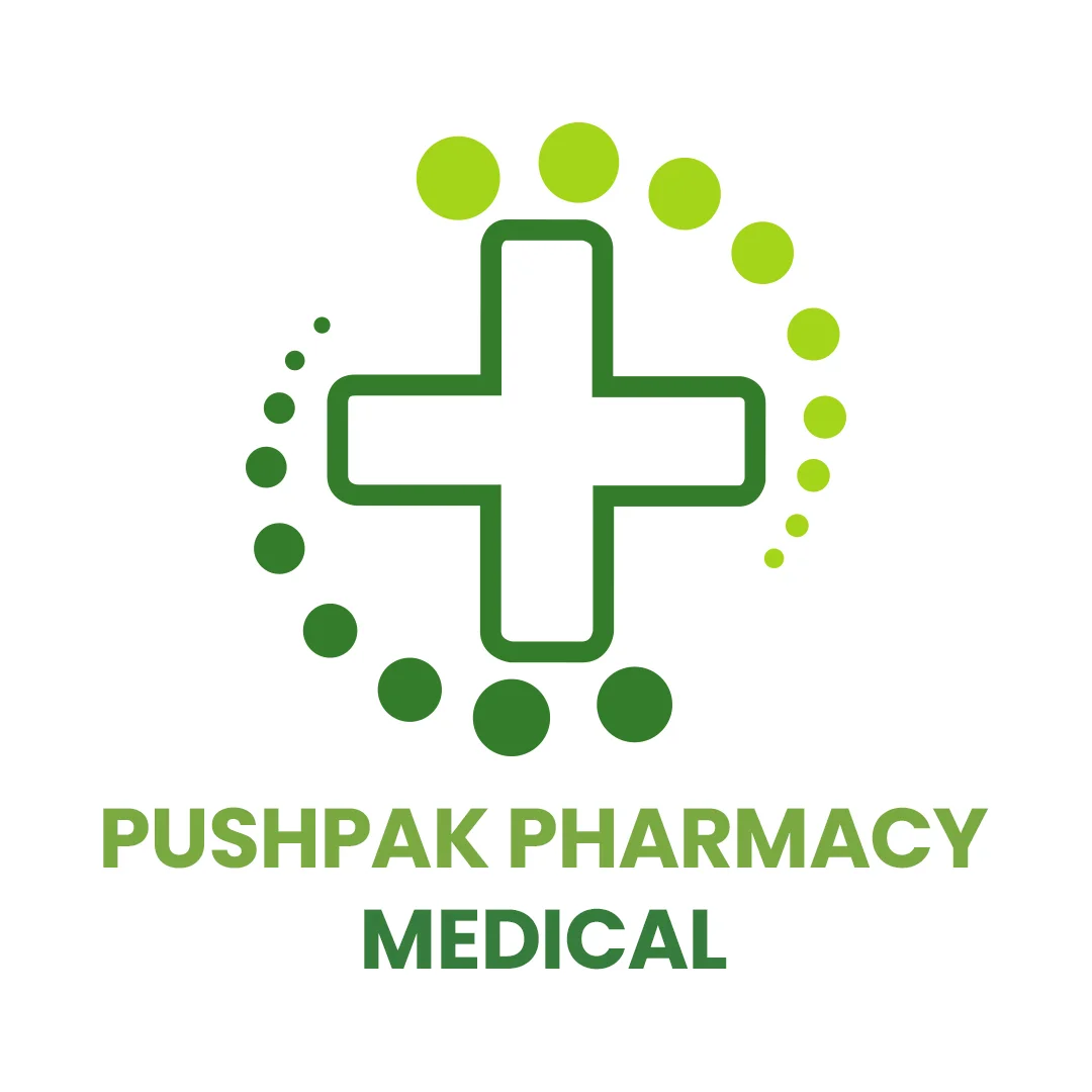 Pushpak Pharmacy Logo
